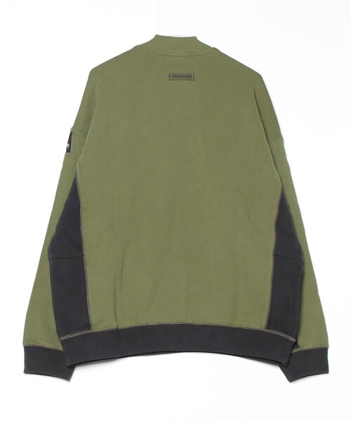 adidas（アディダス）の「アディダス EQT ブロックド ハーフジップ / アディダスオリジナルス adidas Originals（スウェット・メンズ・カーキ/イエロー・LARGE/MEDIUM/SMALL/X-SMALL/XX-LARGE/X-LARGE）」の17枚目の写真