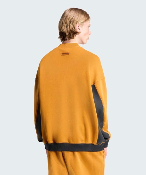 adidas（アディダス）の「アディダス EQT ブロックド ハーフジップ / アディダスオリジナルス adidas Originals（スウェット・メンズ・カーキ/イエロー・LARGE/MEDIUM/SMALL/X-SMALL/XX-LARGE/X-LARGE）」の13枚目の写真