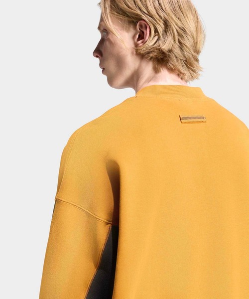 adidas（アディダス）の「アディダス EQT ブロックド ハーフジップ / アディダスオリジナルス adidas Originals（スウェット・メンズ・カーキ/イエロー・LARGE/MEDIUM/SMALL/X-SMALL/XX-LARGE/X-LARGE）」の15枚目の写真