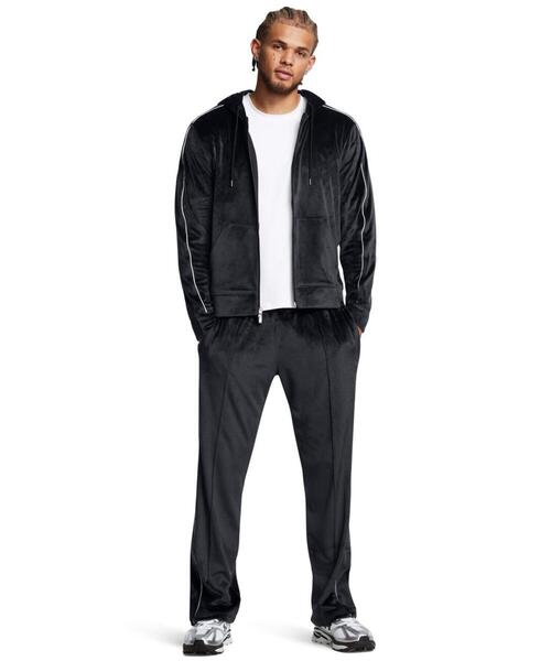 UNDER ARMOUR（アンダーアーマー）の「UAベロア トラックパンツ（ライフスタイル/メンズ）（その他パンツ・メンズ・ブラック系・XL/L/2XL/M/S）」の3枚目の写真