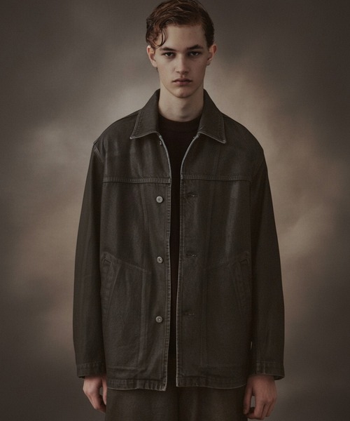 コーティングデニムカバーオール（カバーオール）｜UNITED TOKYO