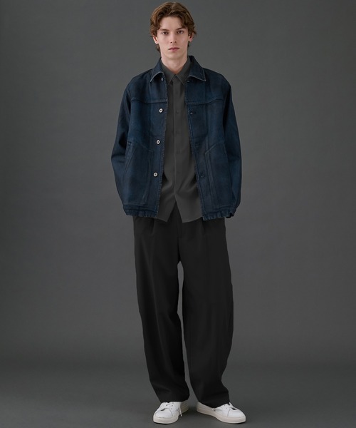 セール】コーティングデニムカバーオール（カバーオール）｜UNITED