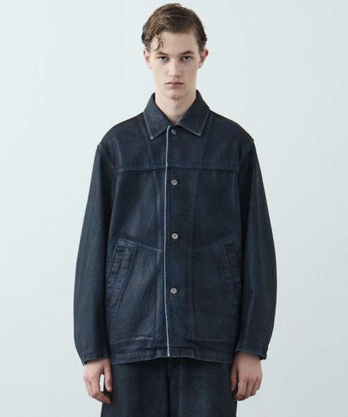 セール】コーティングデニムカバーオール（カバーオール）｜UNITED