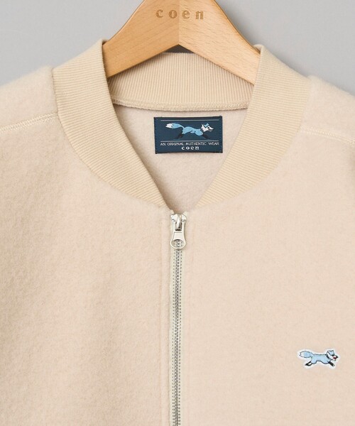 PENNEYS(ぺニーズ)の「【PENNEYS(ぺニーズ)別注・Youtube紹介アイテム】ボアジップブルゾン(ブルゾン・レディース・ブラウン/ダークグレー/ナチュラル・M/L)」の4枚目の写真