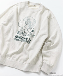 PEANUTS/ピーナッツ 別注 Tea Room/ティールーム クルーネックスウェット
