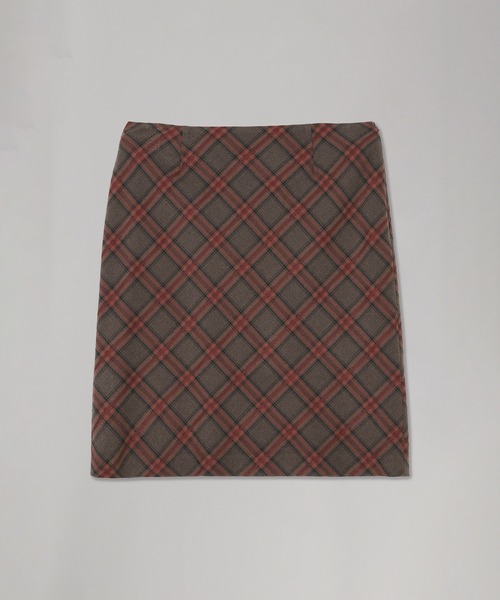 forget-me-nots(フォーゲットミーノッツ)の「Forget-me-nots Check skirt FMN-25AW-SK-003(スカート・レディース・バーガンディー/グリーン・MEDIUM/SMALL)」の8枚目の写真