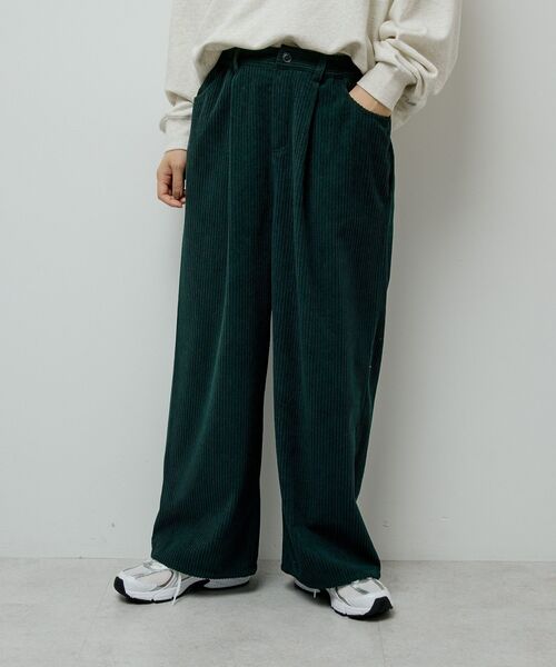 セール】太畝コーデュロイカラーパンツ（その他パンツ）｜Green Parks