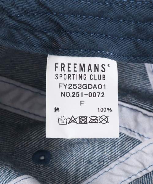 FREEMANS SPORTING CLUB(フリーマンズ スポーティング クラブ)の「FSC JP DENIM CAP(キャップ・メンズ・ブルー系その他/グレー系その他・FREE)」の6枚目の写真