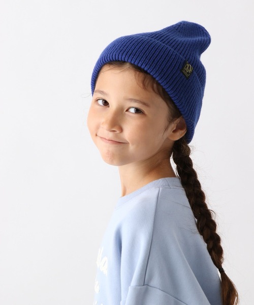 GLOBAL WORK（グローバルワーク）の「洗えるニットワッチ/599737（ニットキャップ/ビーニー・キッズ・ライトグレー/ライトブルー/ブラック/ワインレッド・FREE）」の4枚目の写真