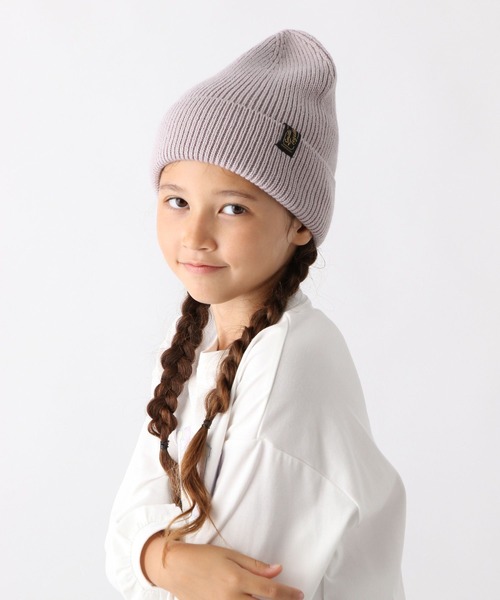 GLOBAL WORK（グローバルワーク）の「洗えるニットワッチ/599737（ニットキャップ/ビーニー・キッズ・ライトグレー/ライトブルー/ブラック/ワインレッド・FREE）」の9枚目の写真