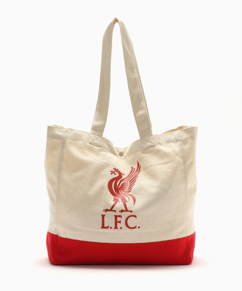 417 EDIFICE（フォーワンセブンエディフィス）の「【Liverpool FC / リバプール FC】BIG TOTE（トートバッグ・メンズ・アイボリー・FREE）」の4枚目の写真