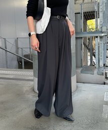 SHENERY | 【インフルエンサー＠tsuru00コラボ】3タックスラックスパンツ(スラックス)