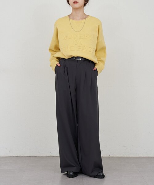 インフルエンサー＠tsuru00コラボ】3タックスラックスパンツ（その他