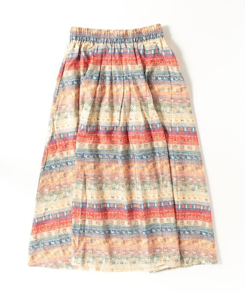 sandy（サンディー）の「プリントタックギャザースカート（スカート・レディース・その他/その他3/その他2/その他1・FREE）」の3枚目の写真