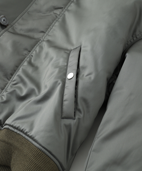 Jieda(ジエダ)の「JIEDA / ジエダ THINSULATE N-2A JACKET / JK02(ミリタリージャケット・メンズ・カーキ/ブラック・2/1)」の6枚目の写真