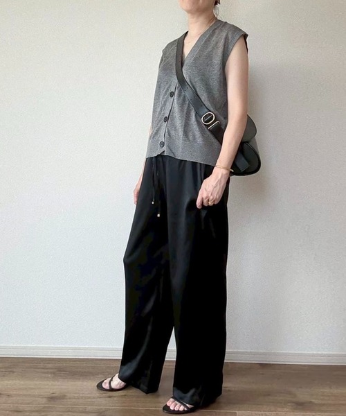 Trefle blanc(トレフルブラン)の「【original】silk easy pants(その他パンツ・レディース・Yellow/ブラック・FREE)」の19枚目の写真