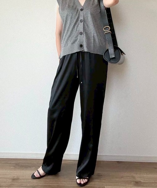 Trefle blanc(トレフルブラン)の「【original】silk easy pants(その他パンツ・レディース・Yellow/ブラック・FREE)」の20枚目の写真