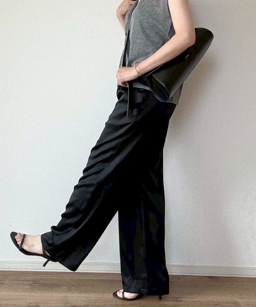 Trefle blanc(トレフルブラン)の「【original】silk easy pants(その他パンツ・レディース・Yellow/ブラック・FREE)」の13枚目の写真
