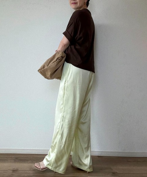 Trefle blanc(トレフルブラン)の「【original】silk easy pants(その他パンツ・レディース・Yellow/ブラック・FREE)」の17枚目の写真