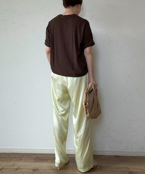 Trefle blanc(トレフルブラン)の「【original】silk easy pants(その他パンツ・レディース・Yellow/ブラック・FREE)」の18枚目の写真
