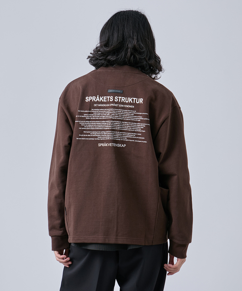 B.C STOCK（ベーセーストック）の「【OLIVEDRAB/オリーブドラブ】2WAY ジップスウェットカーディガン（スウェット・メンズ・ブラック/チョコ/チャコールグレー・MEDIUM/LARGE）」の12枚目の写真