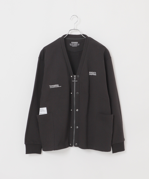 B.C STOCK（ベーセーストック）の「【OLIVEDRAB/オリーブドラブ】2WAY ジップスウェットカーディガン（スウェット・メンズ・ブラック/チョコ/チャコールグレー・MEDIUM/LARGE）」の18枚目の写真