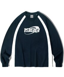 FILLUMINATE（フィルミネイト）の「Overfit 1988 Archive Long Sleeve - Navy（Tシャツ/カットソー・メンズ）」