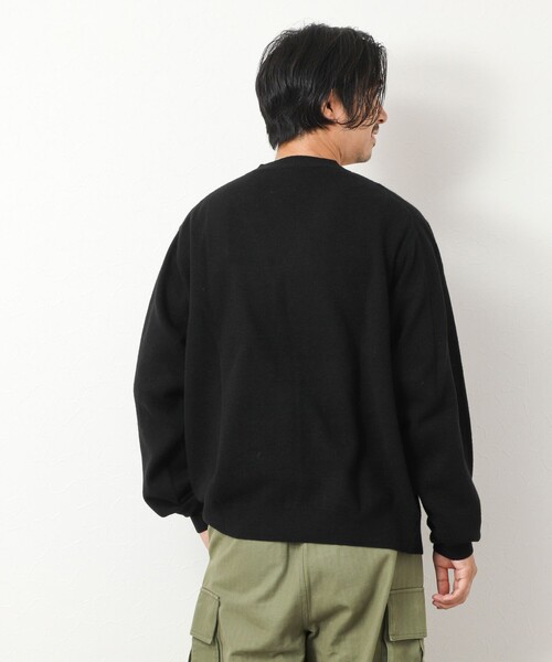 DANTON（ダントン）の「【DANTON/ダントン】ウールVネックカーディガン/V NECK CARDIGAN/DT-D0030 LMW/25AW（カーディガン/ボレロ・メンズ・ブラック/ライトグレー・38/40/42/44）」の12枚目の写真