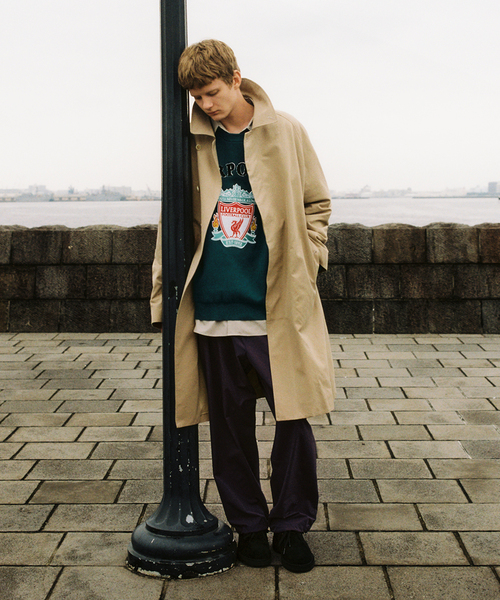 417 EDIFICE(フォーワンセブンエディフィス)の「【Liverpool FC / リバプール FC】CHENILLE EMBROIDERYT KNIT(ニット/セーター・メンズ・チャコールグレー/グリーン/レッド・MEDIUM/LARGE/X-LARGE)」の5枚目の写真