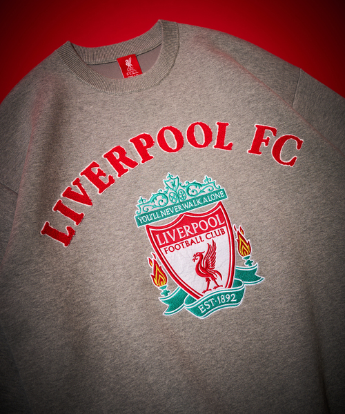 417 EDIFICE(フォーワンセブンエディフィス)の「【Liverpool FC / リバプール FC】CHENILLE EMBROIDERYT KNIT(ニット/セーター・メンズ・チャコールグレー/グリーン/レッド・MEDIUM/LARGE/X-LARGE)」の7枚目の写真