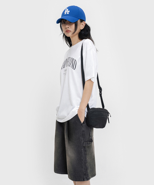 LEMAIN SECOND（リメインセカンド）の「バミューダワイドツータックカーペンターデニムバンディングショーツ[黒デニム]（その他パンツ・レディース・その他・SMALL/LARGE/MEDIUM）」の7枚目の写真