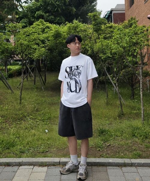 LEMAIN SECOND（リメインセカンド）の「バミューダワイドツータックカーペンターデニムバンディングショーツ[黒デニム]（その他パンツ・レディース・その他・SMALL/LARGE/MEDIUM）」の10枚目の写真