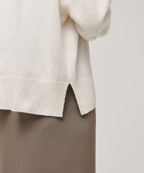 MUSINSA STANDARD WOMAN（ムシンサスタンダードウーマン）の「レディースラムウールリラックスタートルネックニット[アイボリー]（ニット/セーター・レディース・その他・SMALL/MEDIUM/LARGE/X-SMALL）」の3枚目の写真