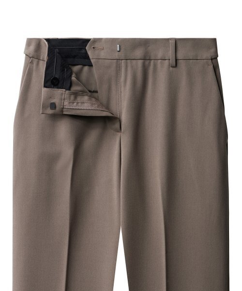 MUSINSA STANDARD WOMAN（ムシンサスタンダードウーマン）の「ウィメンズストレートヒドゥンバンディングスラックス[ダスティベージュ]（スラックス・レディース・その他・30/24/25/26/27/28/29）」の3枚目の写真