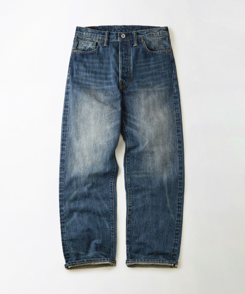 W.W. II SELVEDGE STRAIGHT PANTS_MEDIUM BLUE（デニムパンツ
