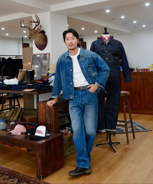OUTSTANDING(アウトスタンディング)の「W.W. II SELVEDGE STRAIGHT PANTS_MEDIUM BLUE(デニムパンツ・メンズ・その他・SMALL/MEDIUM/LARGE)」の10枚目の写真