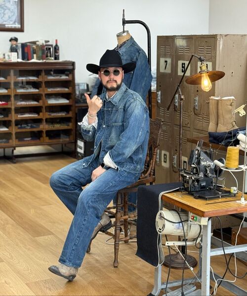 OUTSTANDING(アウトスタンディング)の「W.W. II SELVEDGE STRAIGHT PANTS_MEDIUM BLUE(デニムパンツ・メンズ・その他・SMALL/MEDIUM/LARGE)」の11枚目の写真