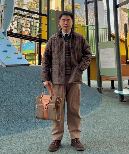 MUSINSA STANDARD(ムシンサスタンダード)の「ワイドイージーバンドクロップドスラックス【ダスティベージュ】(スラックス・メンズ・その他・38/30/26/28)」の5枚目の写真