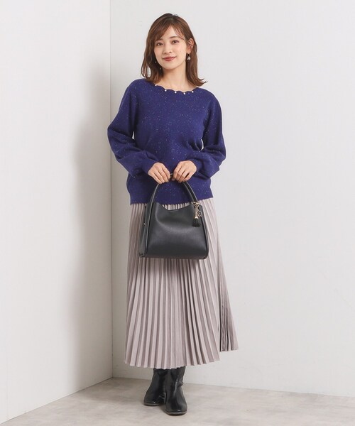 ITS'DEMO（イッツデモ）の「【2WAY】チャーム付きミニトート（ハンドバッグ・レディース・ブラウン系その他/ライトベージュ/ブラック・00）」の5枚目の写真