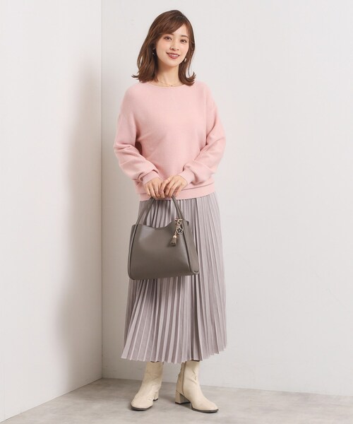 ITS'DEMO（イッツデモ）の「【2WAY】チャーム付きミニトート（ハンドバッグ・レディース・ブラウン系その他/ライトベージュ/ブラック・00）」の7枚目の写真