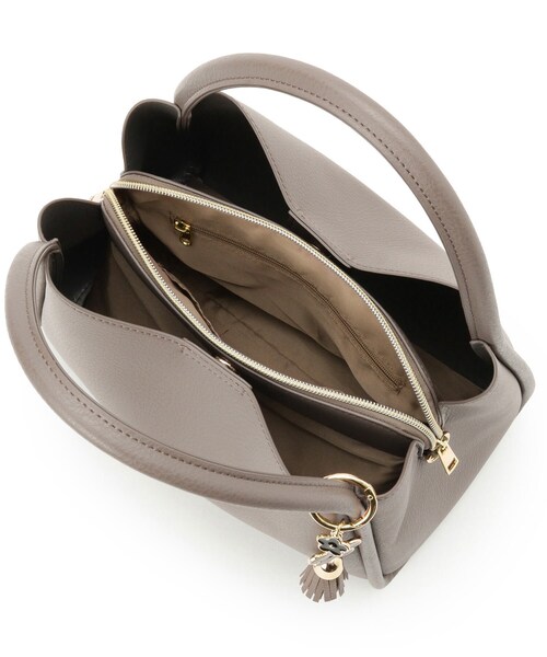 ITS'DEMO（イッツデモ）の「【2WAY】チャーム付きミニトート（ハンドバッグ・レディース・ブラウン系その他/ライトベージュ/ブラック・00）」の19枚目の写真
