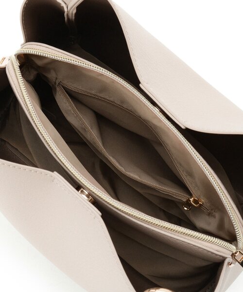 ITS'DEMO（イッツデモ）の「【2WAY】チャーム付きミニトート（ハンドバッグ・レディース・ブラウン系その他/ライトベージュ/ブラック・00）」の21枚目の写真