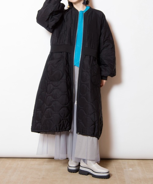 セール】キルティングロングブルゾン（その他アウター）｜OSMOSIS