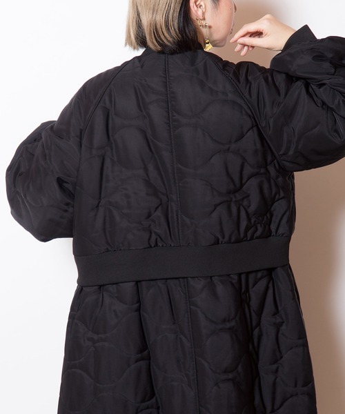 セール】キルティングロングブルゾン（その他アウター）｜OSMOSIS