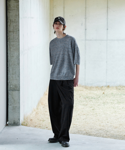 GLW（ジーエルダブリュ）の「ツートーンミックスドハーフニットグレー（ニット/セーター・レディース・その他・SMALL/MEDIUM/LARGE）」の9枚目の写真