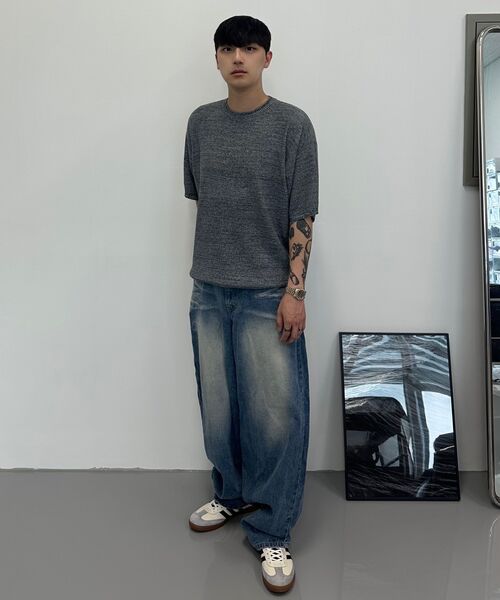 GLW（ジーエルダブリュ）の「ツートーンミックスドハーフニットグレー（ニット/セーター・レディース・その他・SMALL/MEDIUM/LARGE）」の12枚目の写真