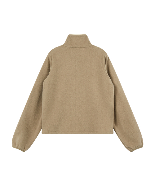 Rest&Recreation(レストアンドレクリエーション)の「FLEECE HALF ZIP-UP - BEIGE(スウェット・レディース・その他・ONE)」の7枚目の写真