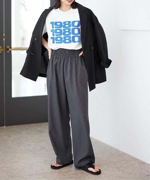 JOURNAL STANDARD(ジャーナルスタンダード)の「《追加4》ライクストレッチワイドパンツ(その他パンツ・レディース・ブラック/チョコ/チャコールグレー/ブラウン・34/36/38/40)」の8枚目の写真