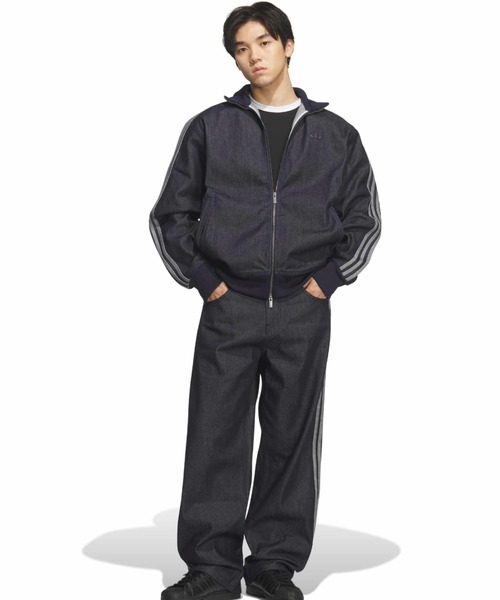 adidas(アディダス)の「adidas DENIM FIREBIRD TRACK PANTS / アディダス デニム ファイヤーバード トラックパンツ(デニムパンツ・メンズ・インディゴブルー・34inch/32inch/30inch/36inch)」の12枚目の写真