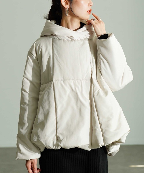 Aライン中綿ジャケット（ダウンジャケット/コート）｜Sawa a la mode